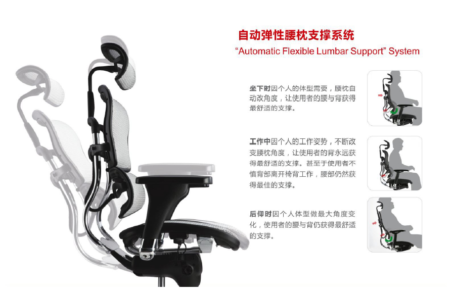 南京金豪办公椅人性工学，南京金豪电脑椅人体工学设计