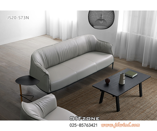 南京会客沙发JS20-KS73N长沙发图