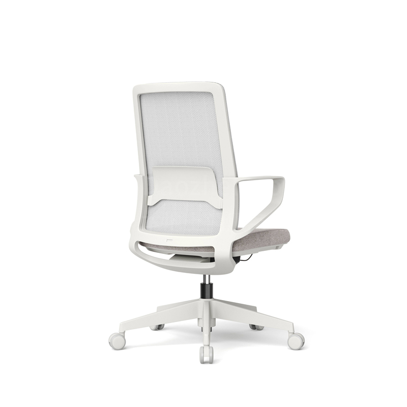 Sitzone南京办公椅图5，凯拉Kyla网布职员椅 带腰靠 白框