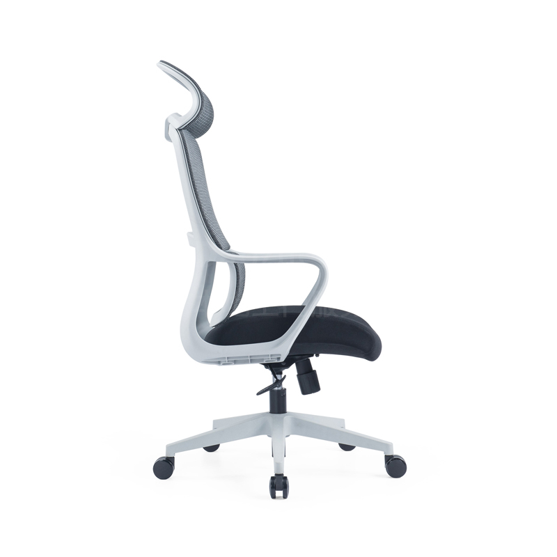 Sitzone南京办公椅图4，曲度S Curve高背职员椅 灰框