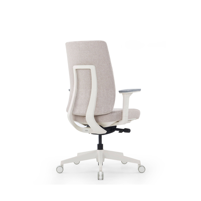 Sitzone南京办公椅图5，卓纳Kiro布艺中背椅 白框