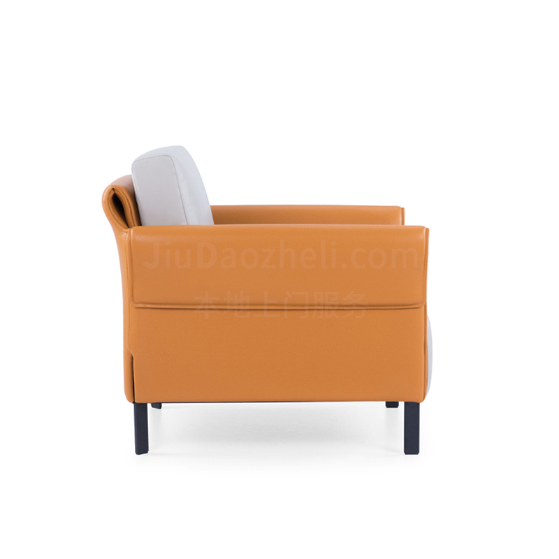 Sitzone南京办公沙发图4，卷耳Marsala单人位沙发
