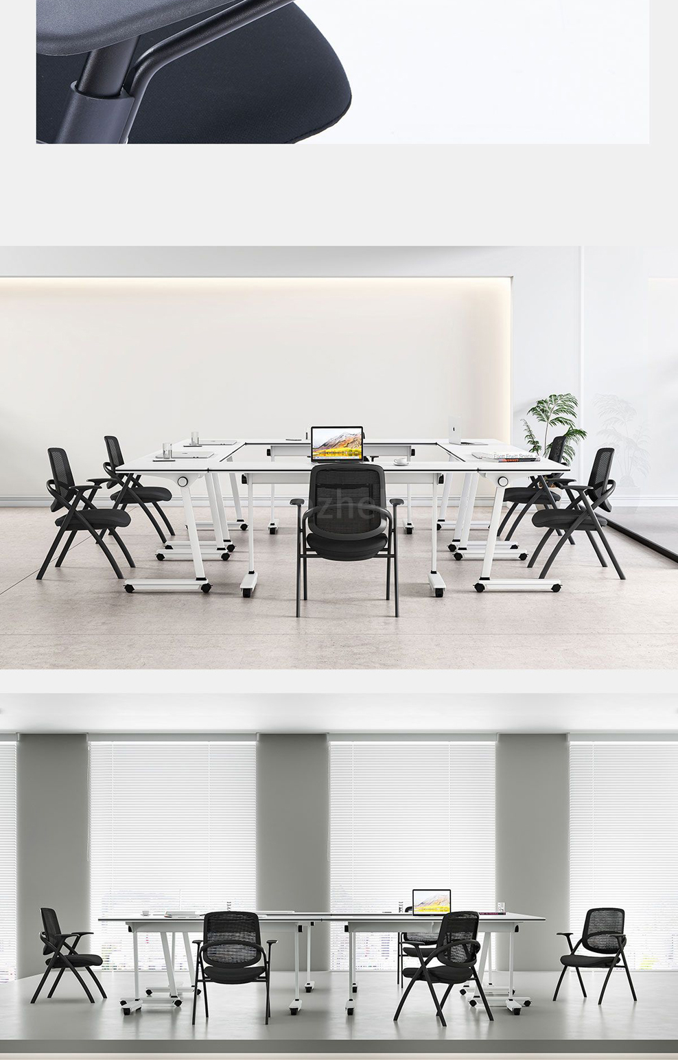 南京办公椅/Jupiter培训椅折叠椅/532款会议椅带写字板