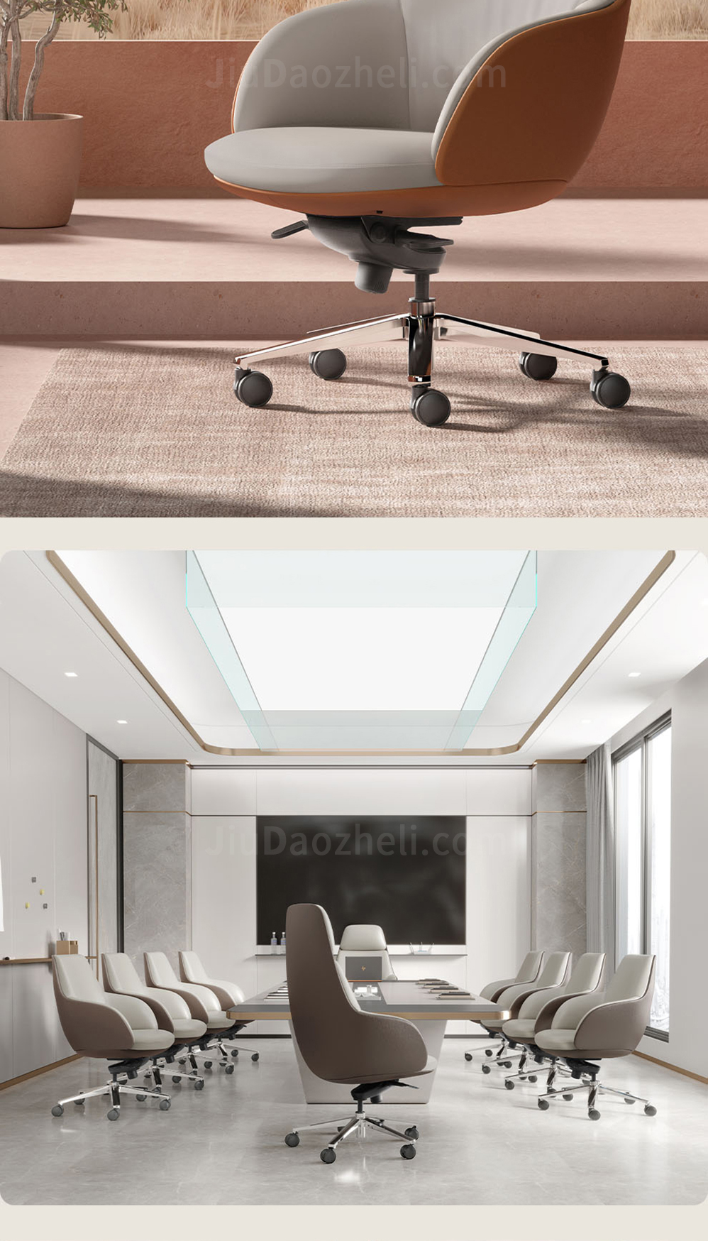 南京办公椅/Executive真皮老板椅/388款老板大班椅访客椅