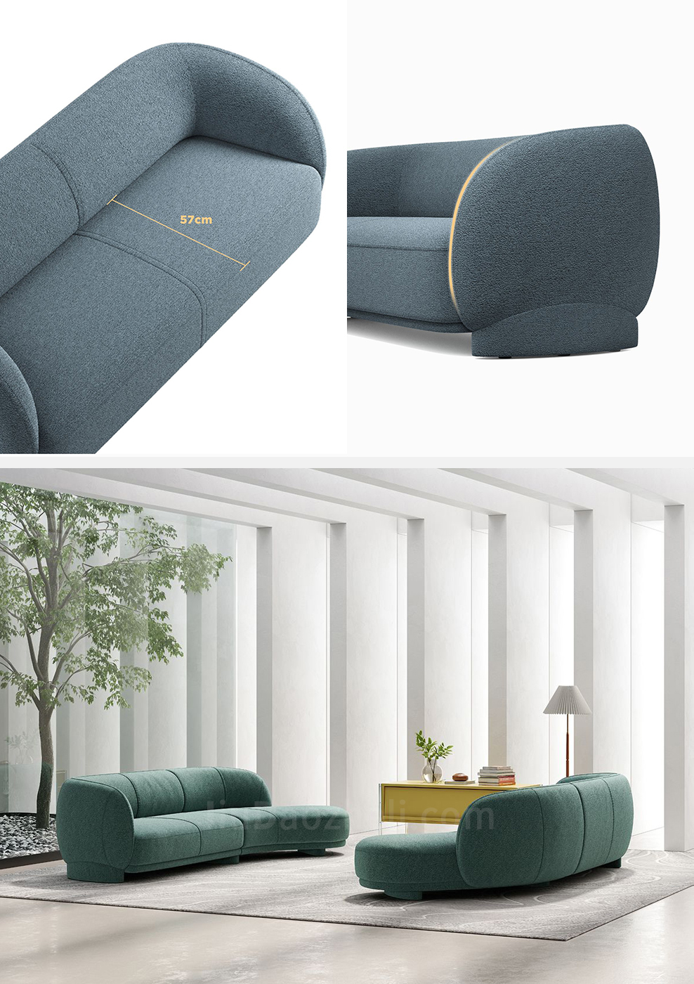 南京布艺沙发/Mammoth休闲会客沙发/S166款休闲洽谈沙发