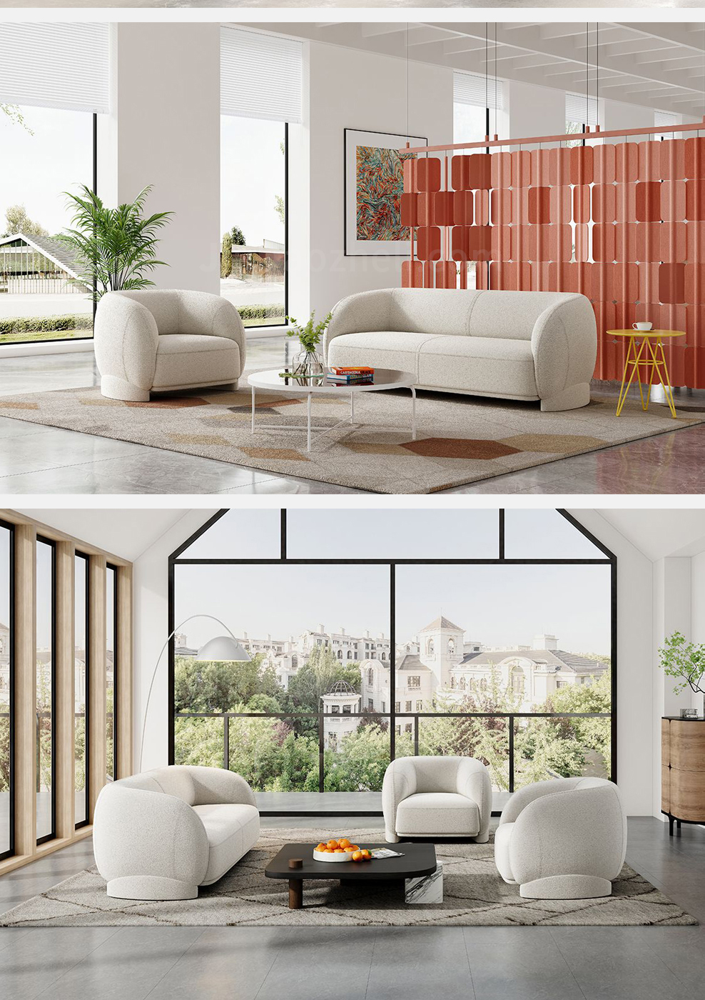 南京布艺沙发/Mammoth休闲会客沙发/S166款休闲洽谈沙发