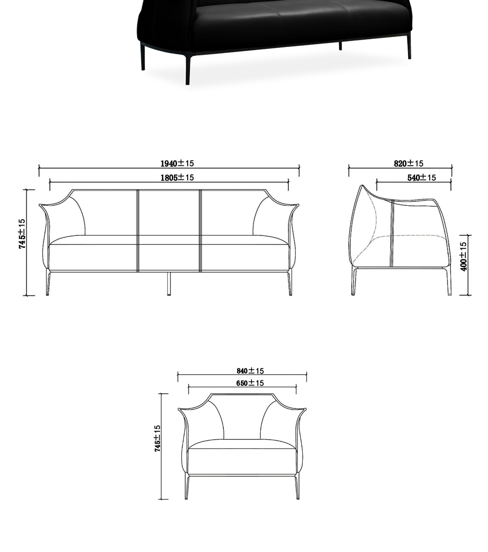 南京办公沙发/Tiyad办公接待沙发/S73n款接待办公沙发