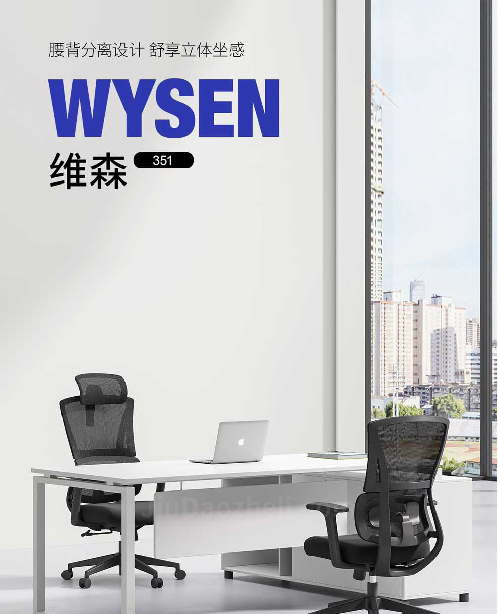 南京办公椅/Wysen网布职员椅/Wysen网布主管椅/351款网布办公椅
