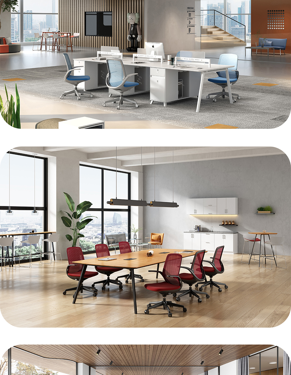 南京办公椅/U-sit网布职员椅/375款员工办公椅